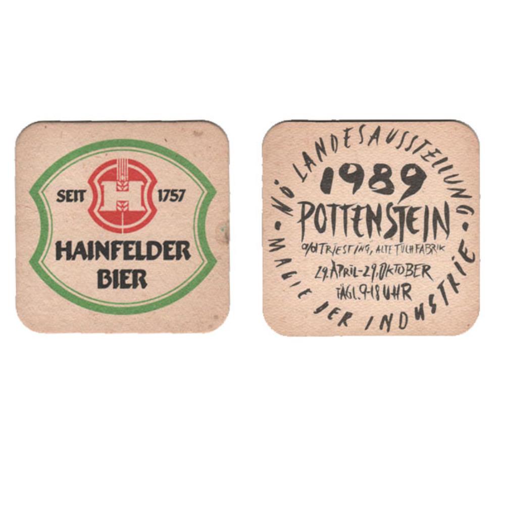 Austria Hainfelder Bier 1989 Pottenstein