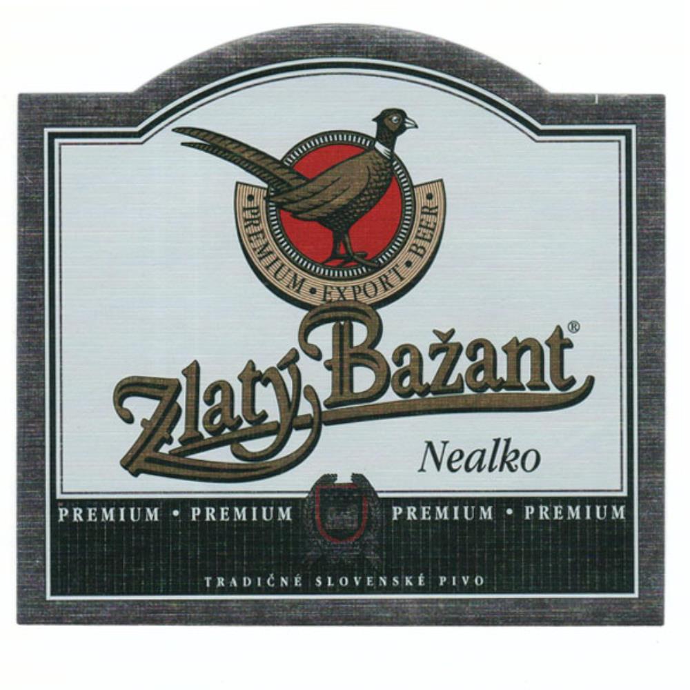 Slovákia Zlatý Bazant Nealko Premium Export Beer