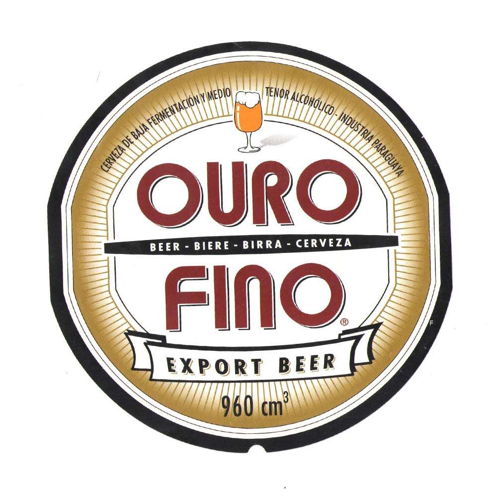 Ouro Fino Export Beer 960 cm3