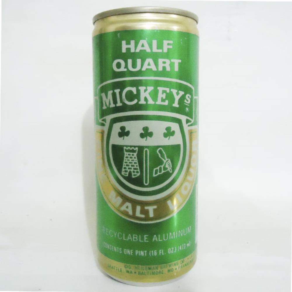 Estados Unidos Mickeys Half Quart Fine Malt Liquor