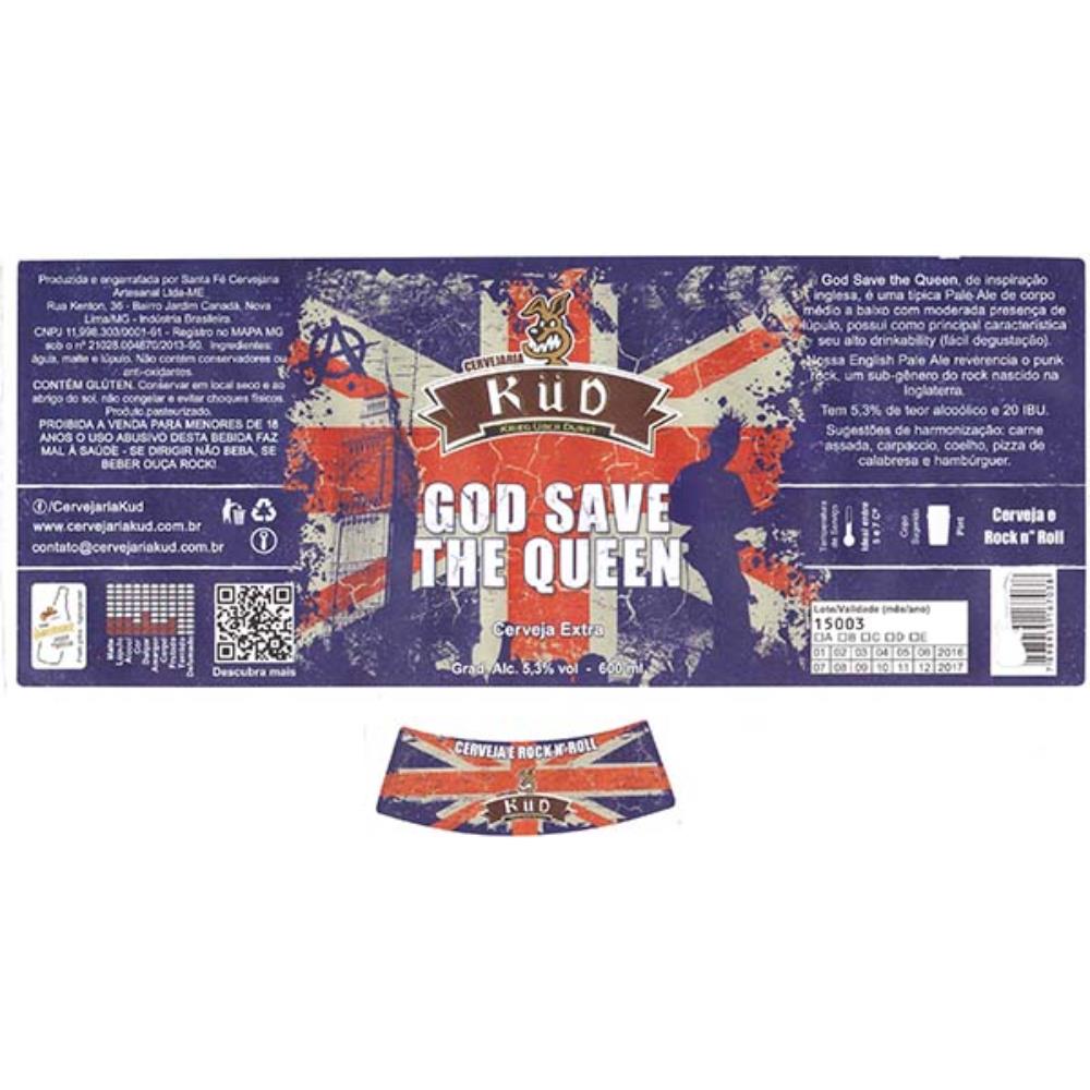 Cervejaria Kud - God Save the Queen 600 ml