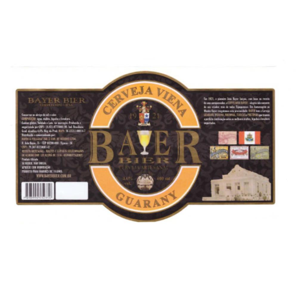 Bayer Bier Guarany Viena 600ml