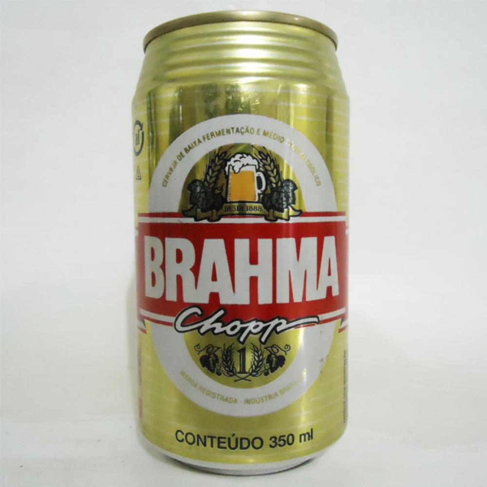 Brahma Chopp 1 Cerveja de Baixa Fermentação (Lata Vazia)