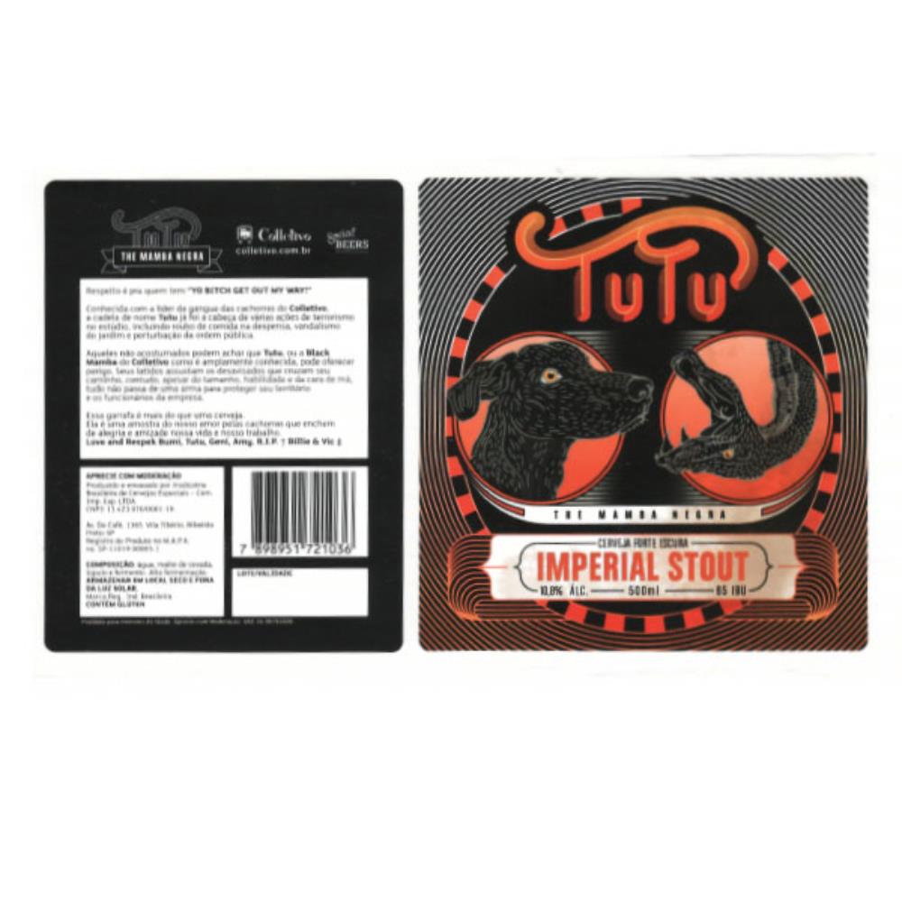 Tutu Imperial Stout Social Beers Black Mamba do Co