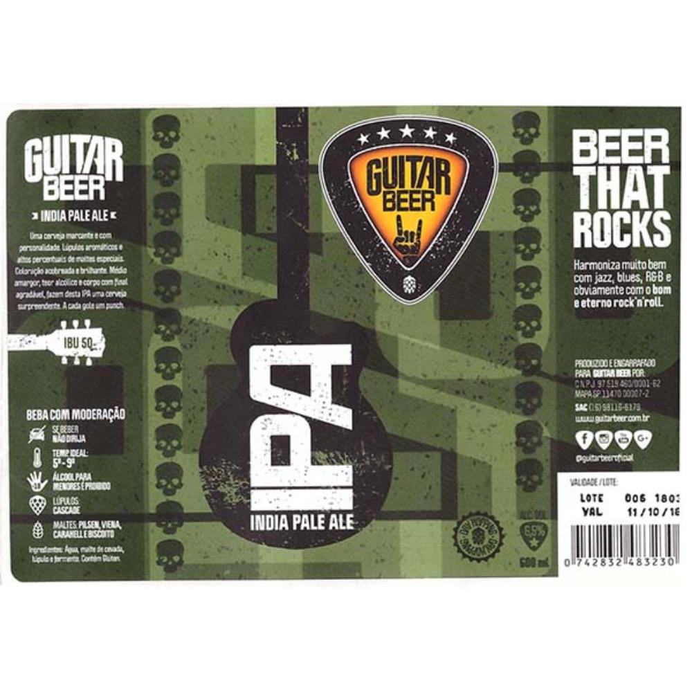 Guitar Beer IPA India Pale Ale 600 ml