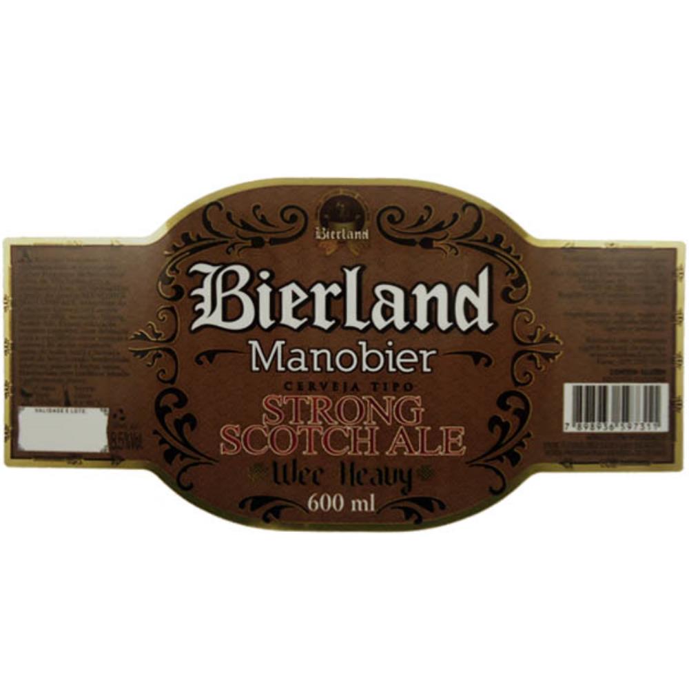 Bierland Manobier Strong Scotch Ale Wee Heavy 600m