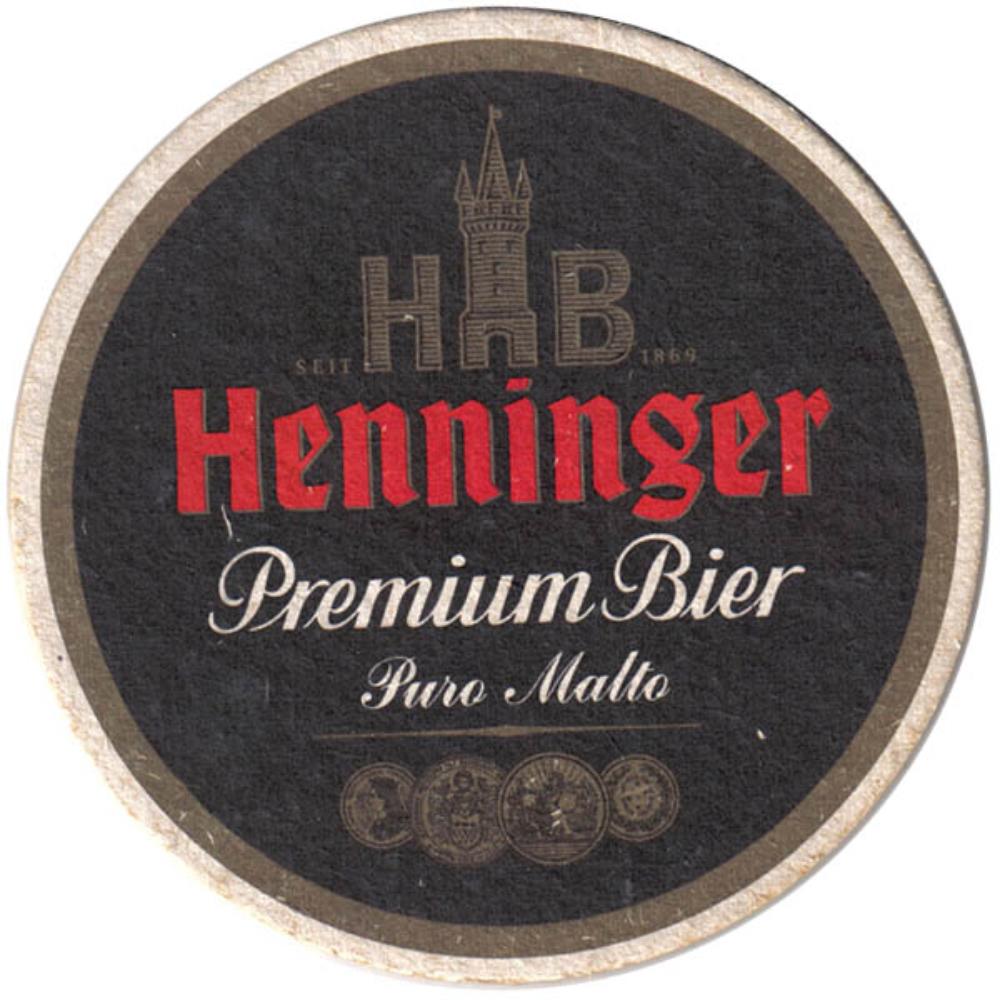 Alemanha Henninger Premium Bier Puro Malto