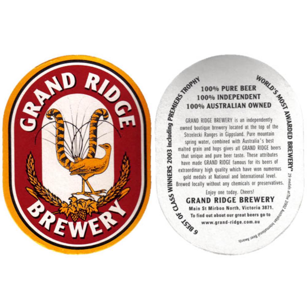 Austrália Grand Ridge Brewery 6 Best Of Class Winn