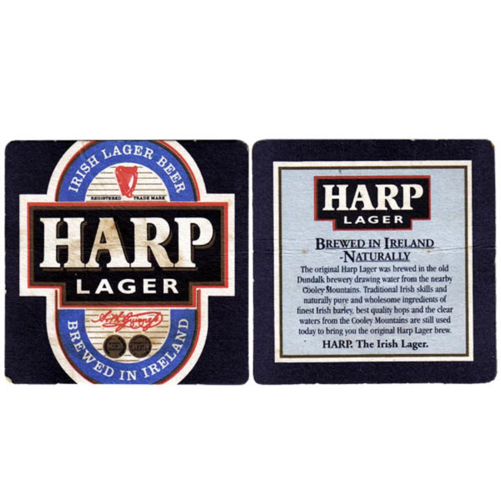 Irlanda Harp Lager Brewed Ireland Naturally