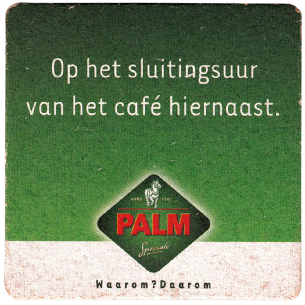 Bélgica Palm Op het sluitingsuur