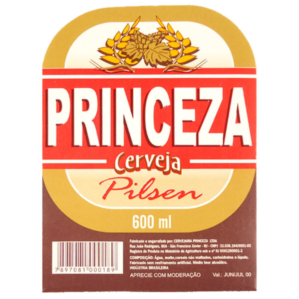 Cervejaria Princeza Princeza Cerveja Pilsen