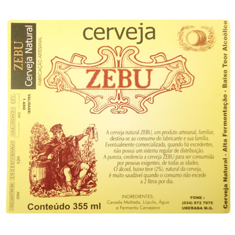 Cerveja Zebu - Artesanal