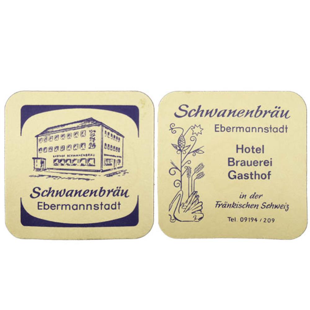 Alemanha Schwanenbräu Ebermannstadt - hotel-cervej