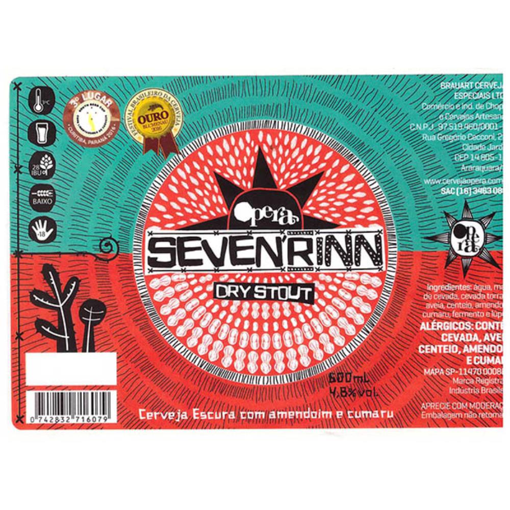 Opera Sevenrinn Dry Stout Medalha de Ouro FBC 201