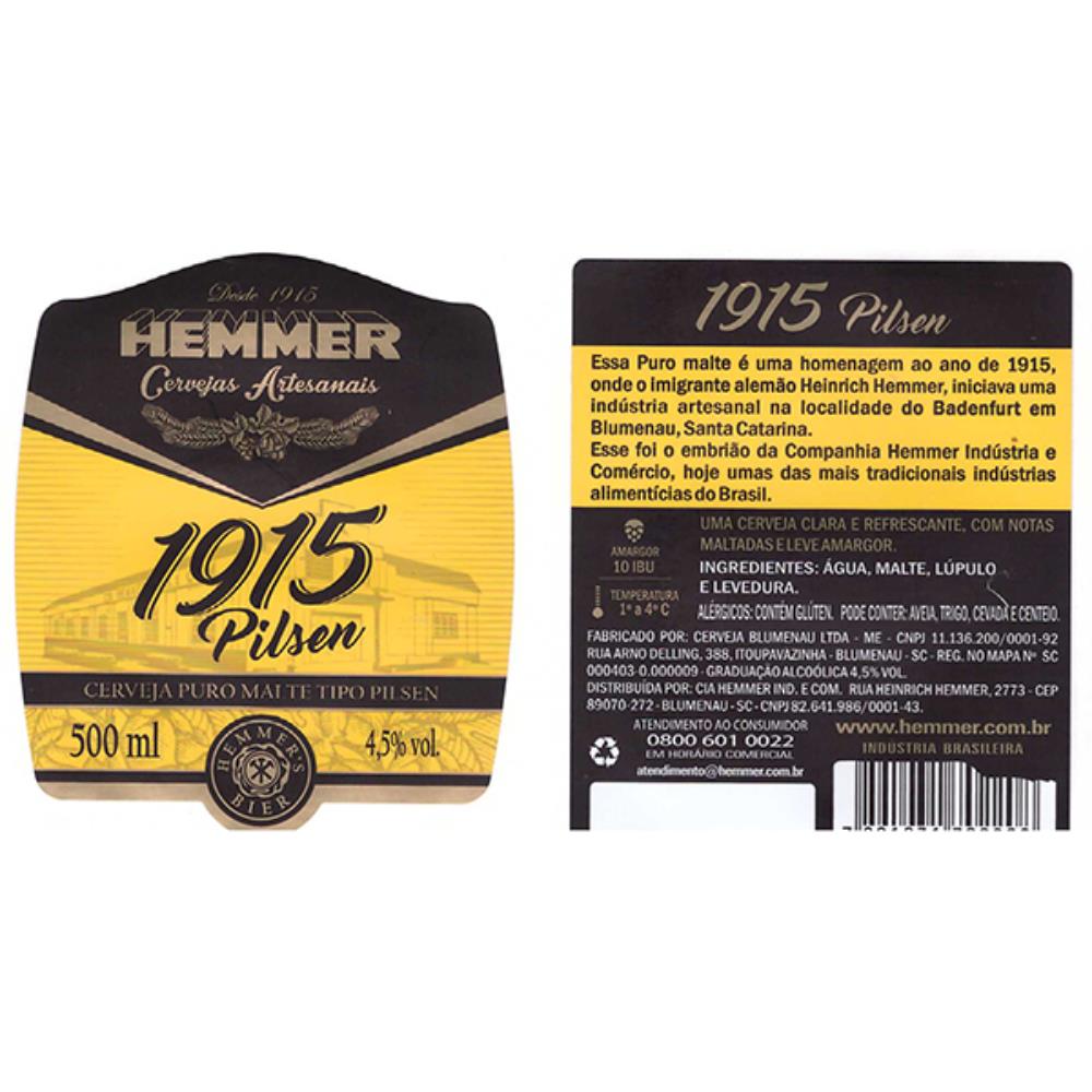 Hemmer 1915 Pilsen 500 ml