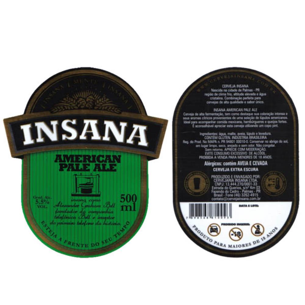 Insana American Pale Ale 500ml