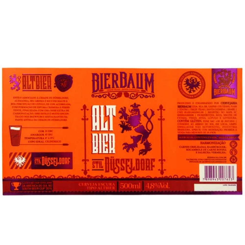 Bierbaum Alt Bier 500ml