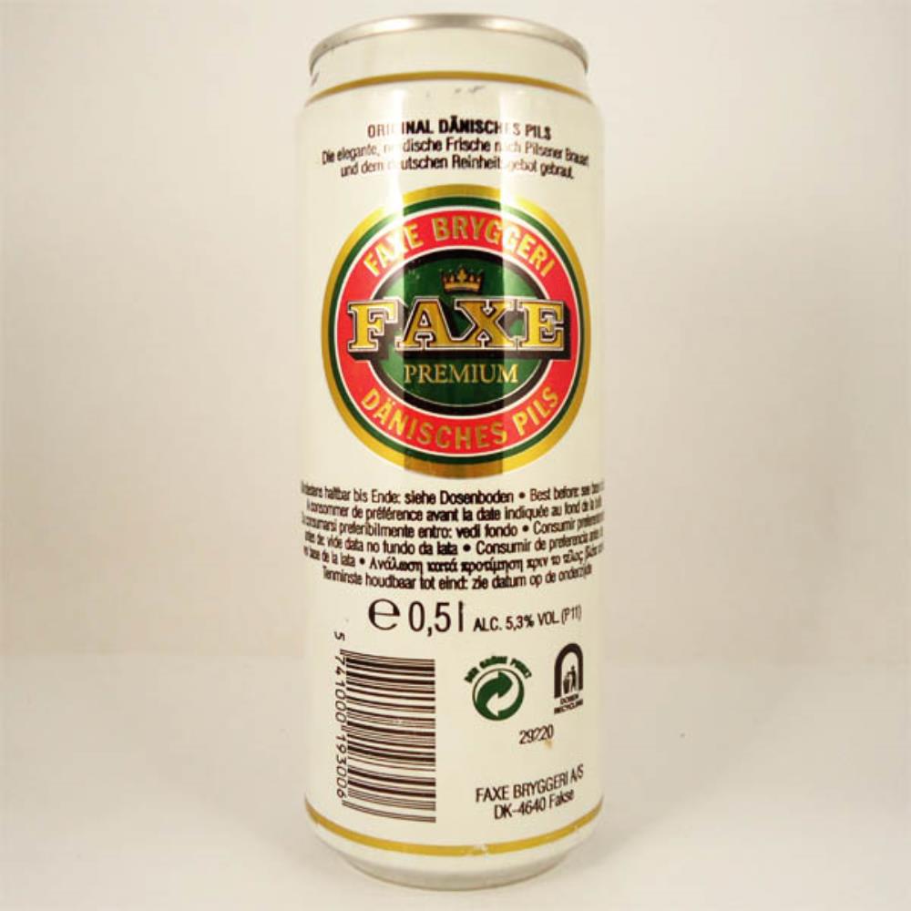 Dinamarca Faxe Premium Danisches Pils