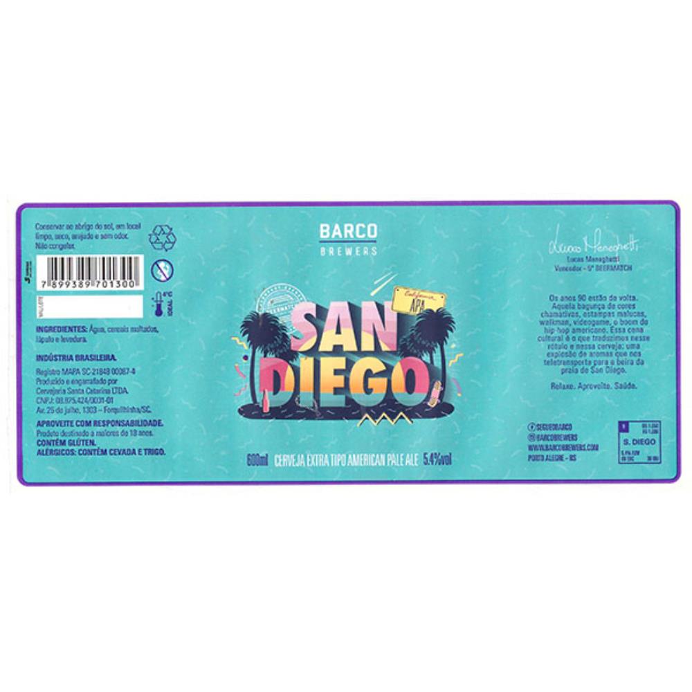 Barco Brewers San Diego