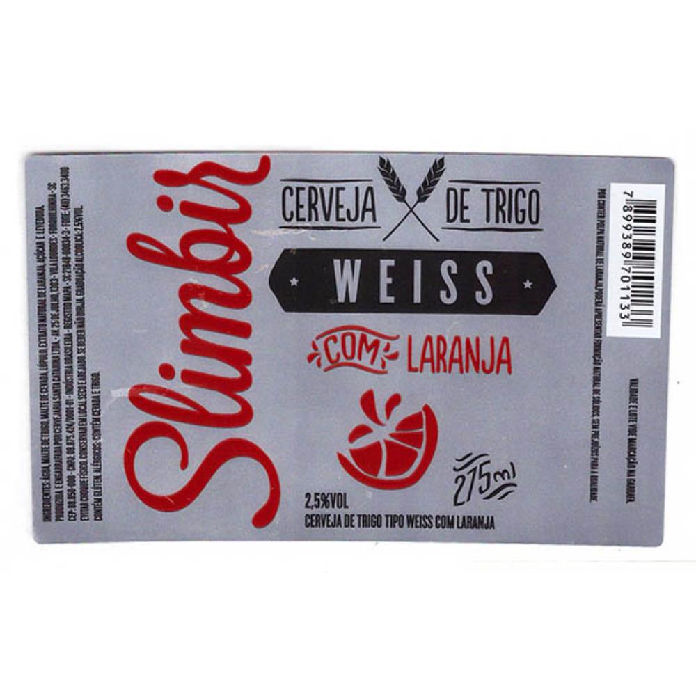 Slimbir Cerveja de Trigo com laranja 275 ml