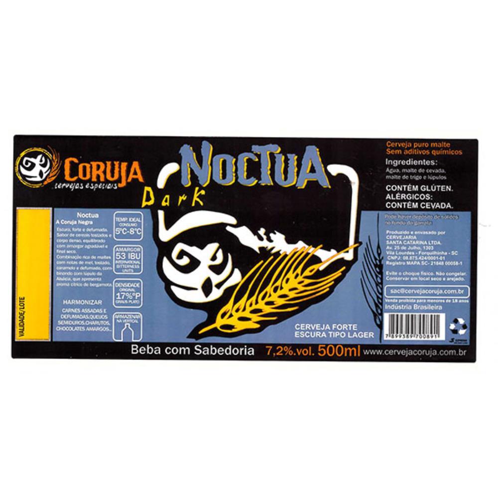 Coruja Noctua Forte Escura 500 ml