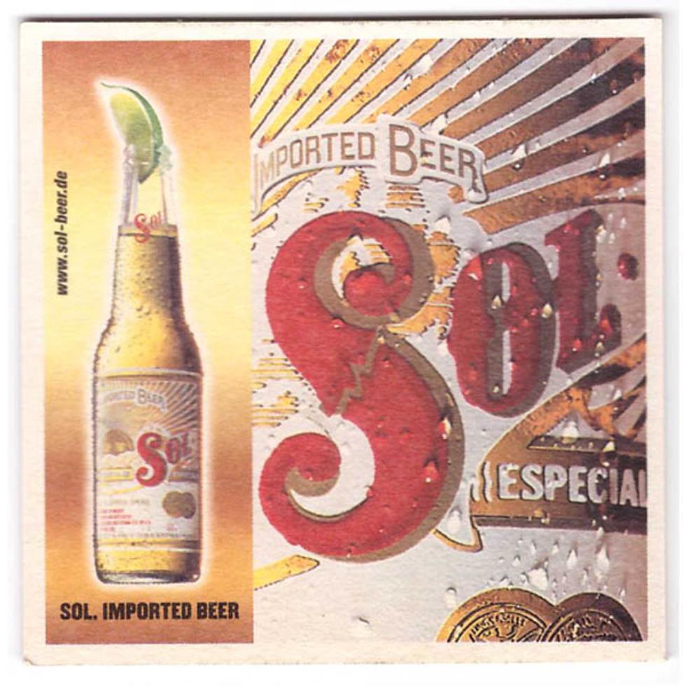 México SOL Imported Beer Especial
