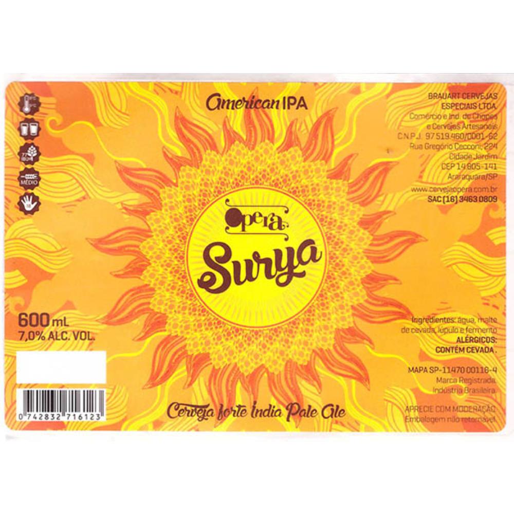 Opera Surya American IPA 600 ml