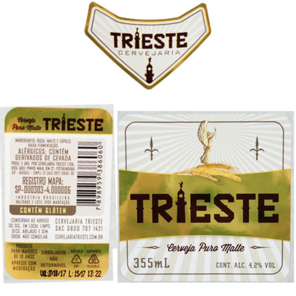 Trieste Cerveja Puro Malte 355ml