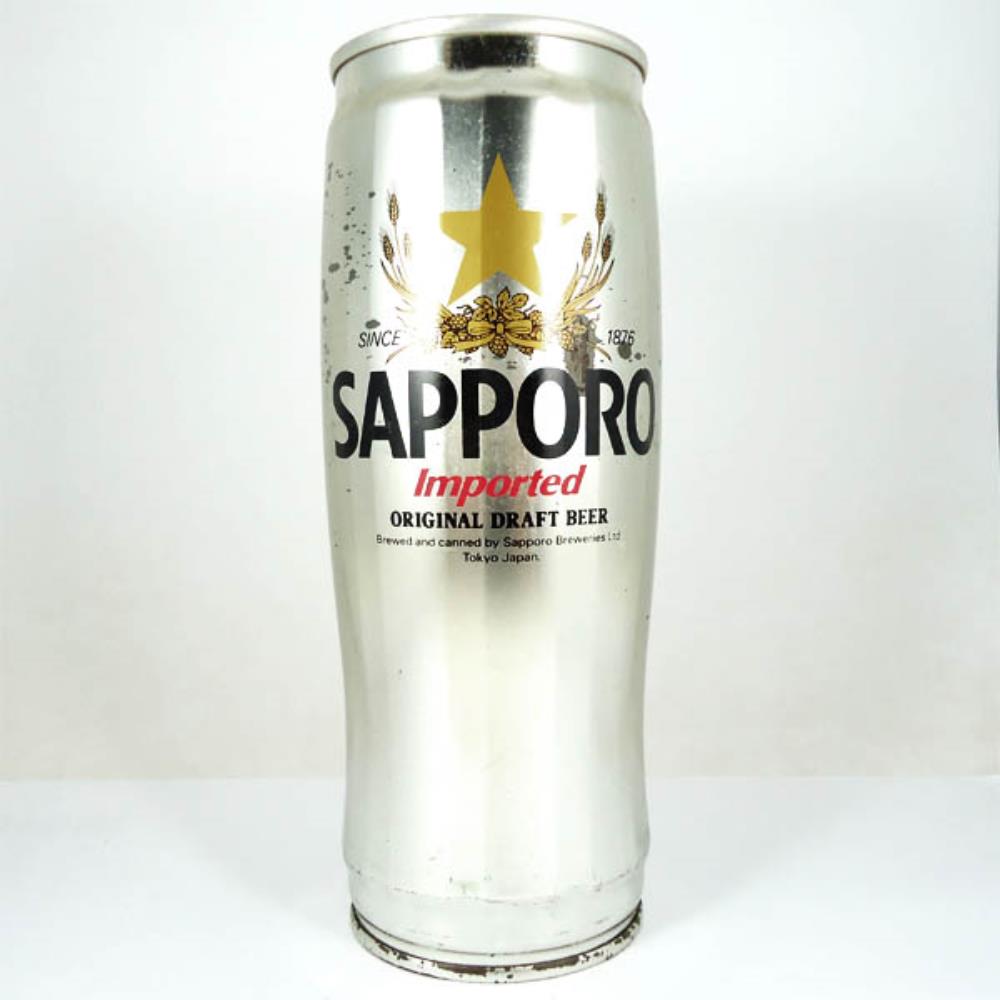 Lata de Cerveja Japão Sapporo Imported 650ml