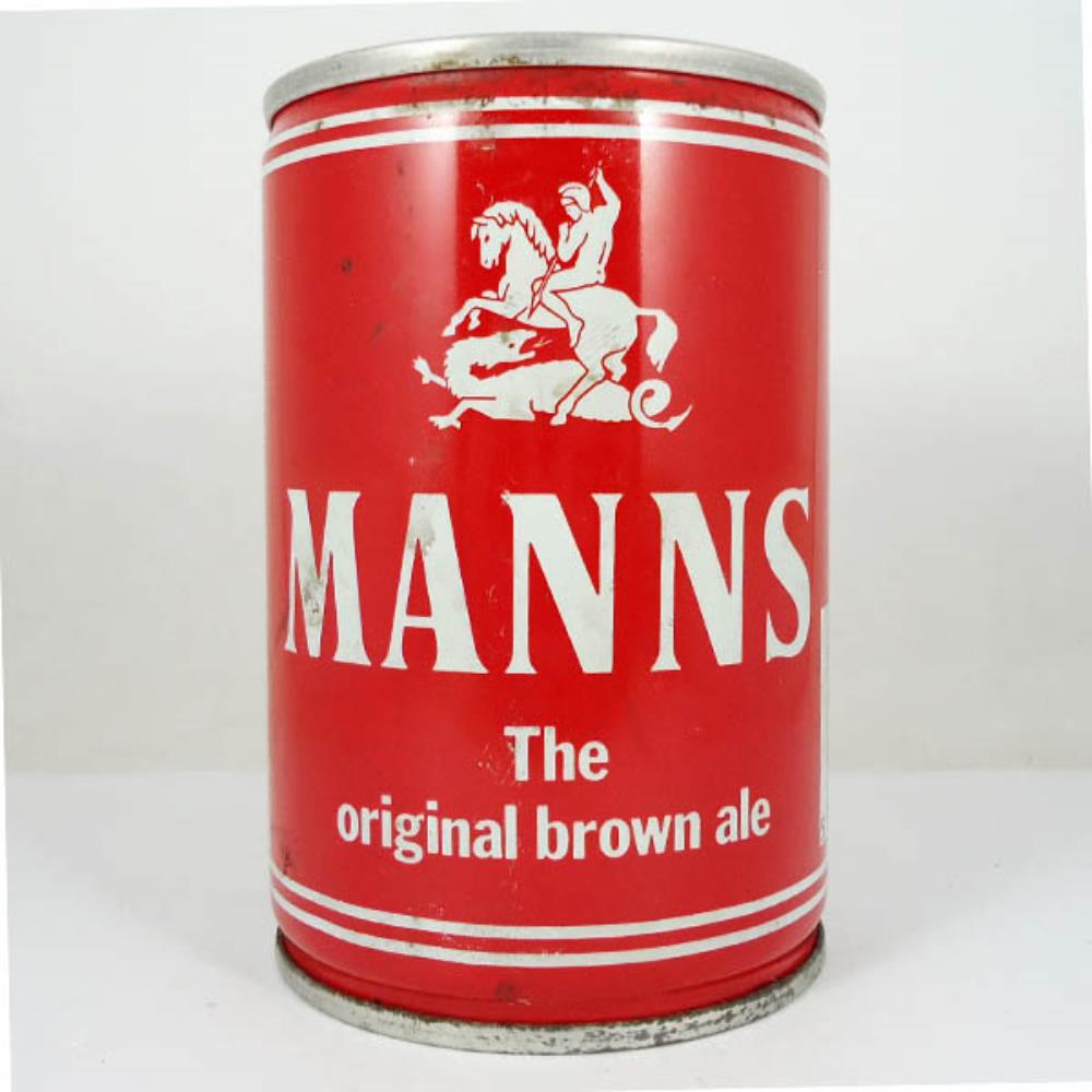 Lata de cerveja Inglaterra Manns The Original Brow