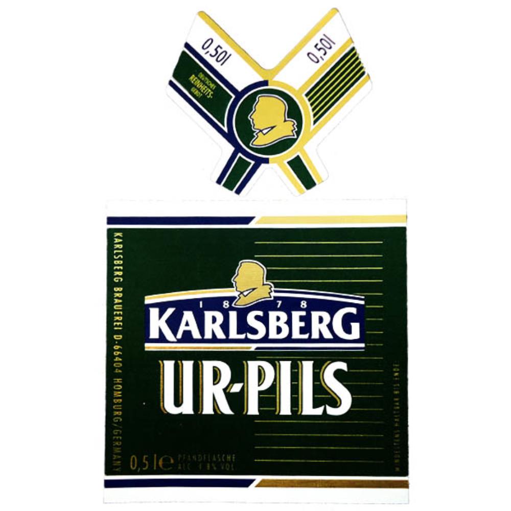 Rótulo de Cerveja Alemanha Karlsberg Ur-Pils 500ml