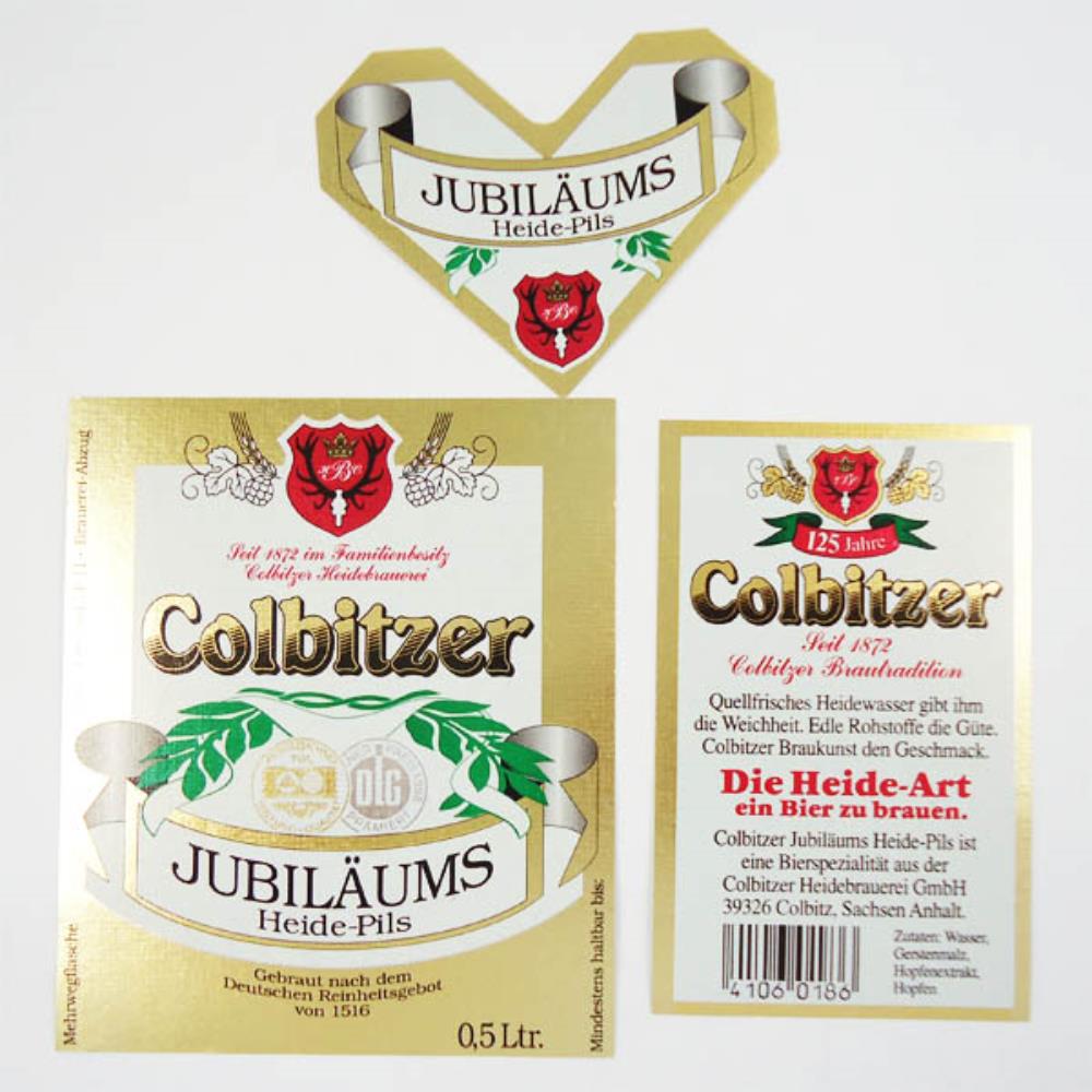 Rótulo de Cerveja Alemanha Colbitzer Jubilaums