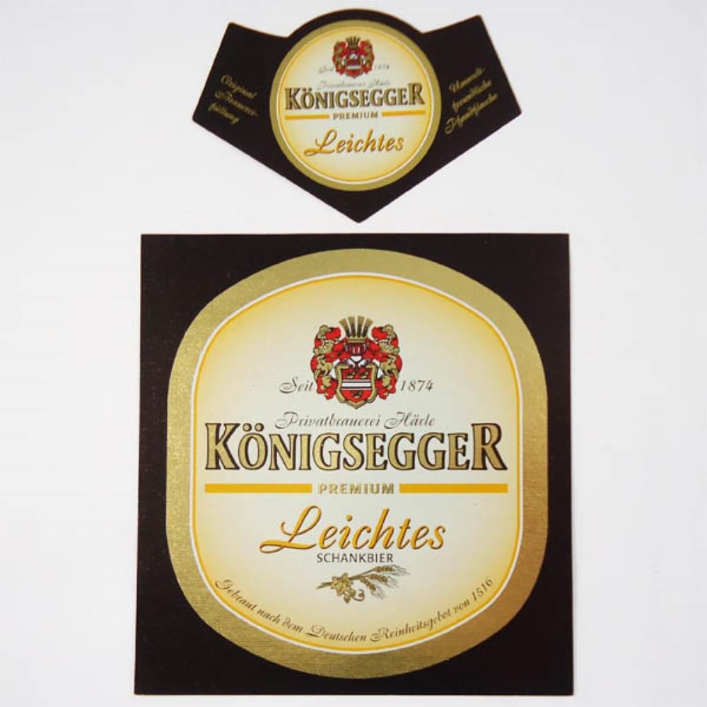 Rótulo de Cerveja Alemanha Konigsegger Leichtes