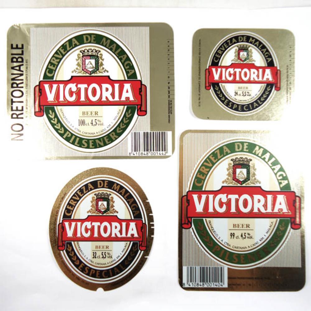 Rótulos de Cerveja Espanha Victoria Lote 1