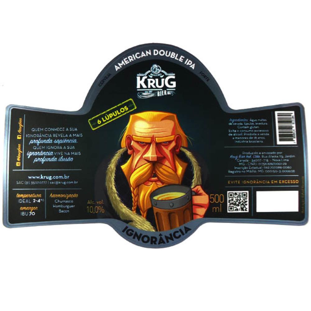 Krug Bier Ignorância 6 Lúpulos 5