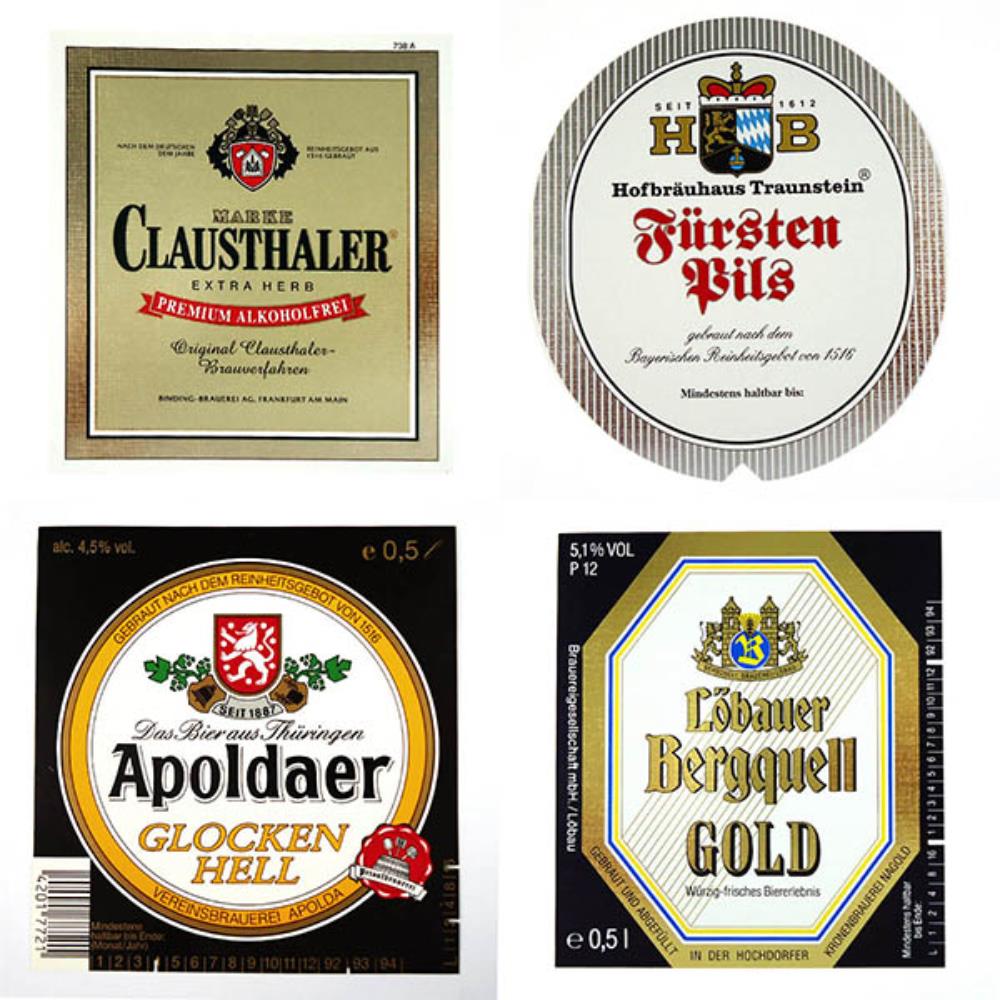 Rótulos De Cerveja Alemanha Lote 11