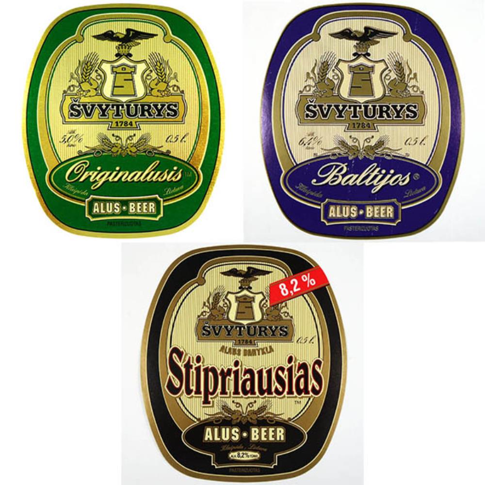 Rótulos de Cerveja Lituânia Svyturys Lote 2