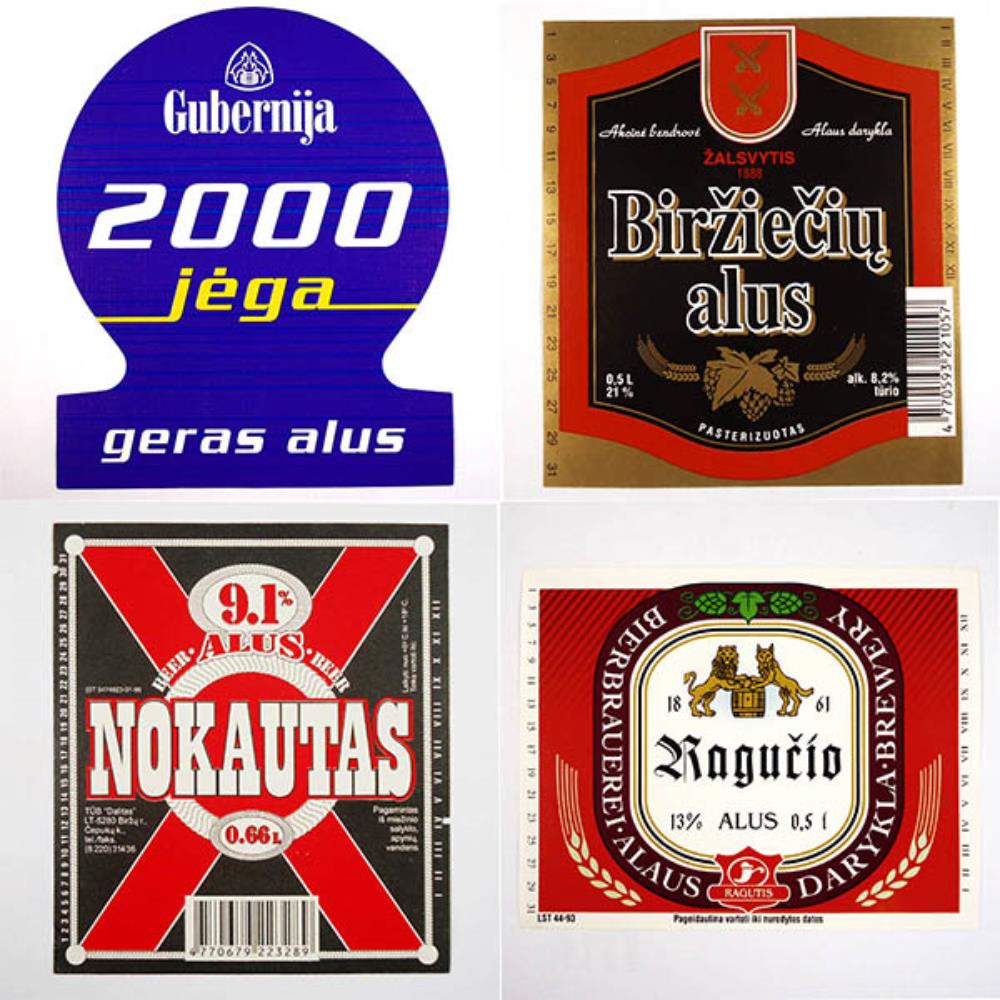 Rótulos de Cerveja Lituânia Lote 1