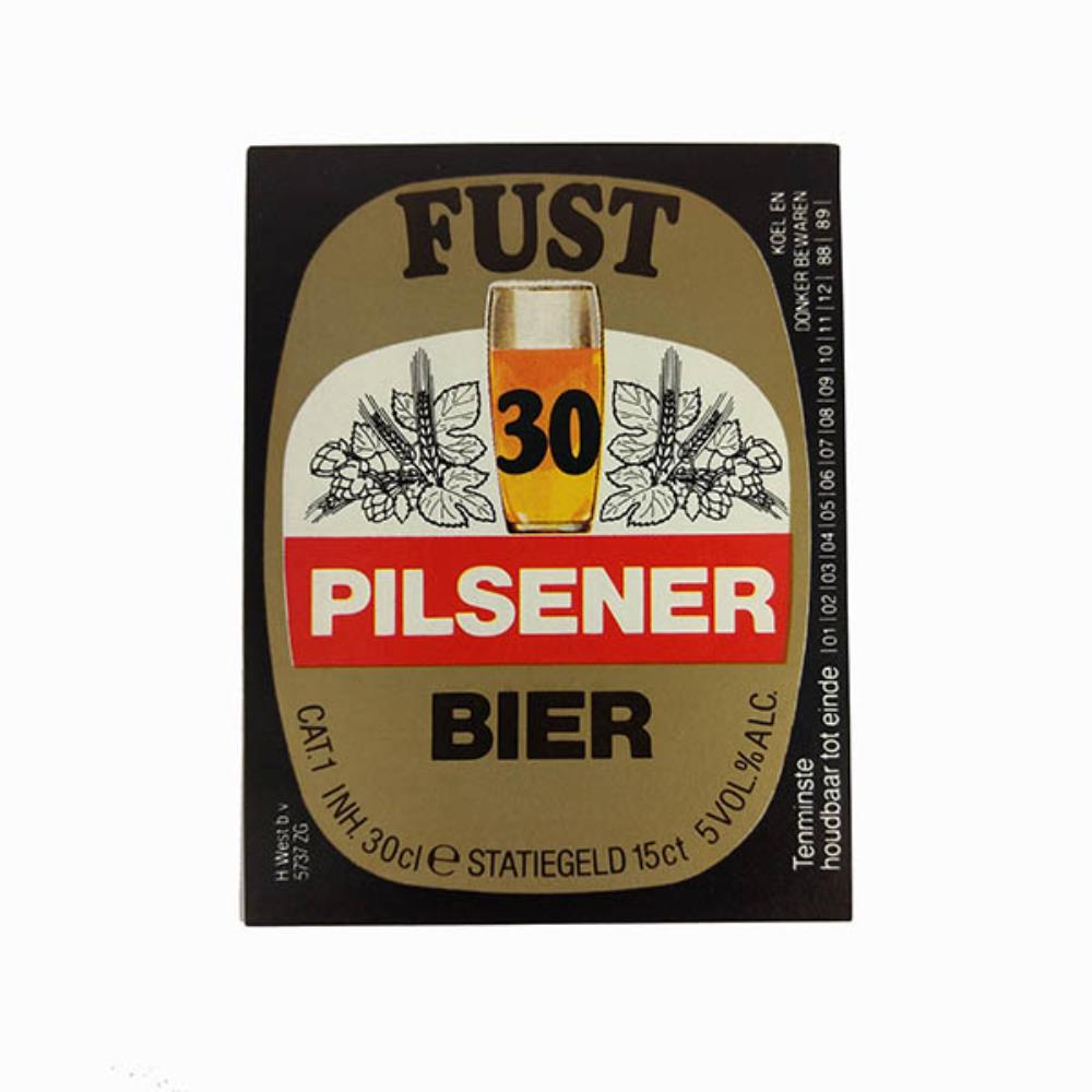 Rótulo de Cerveja Holanda Fust Pilsener