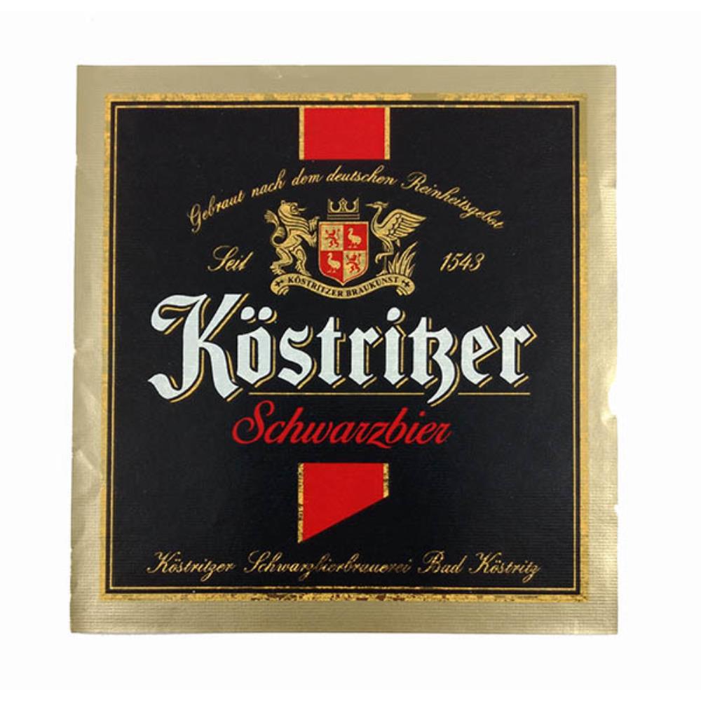 Rótulo de Cerveja Alemanha Kostriber schwarzbier