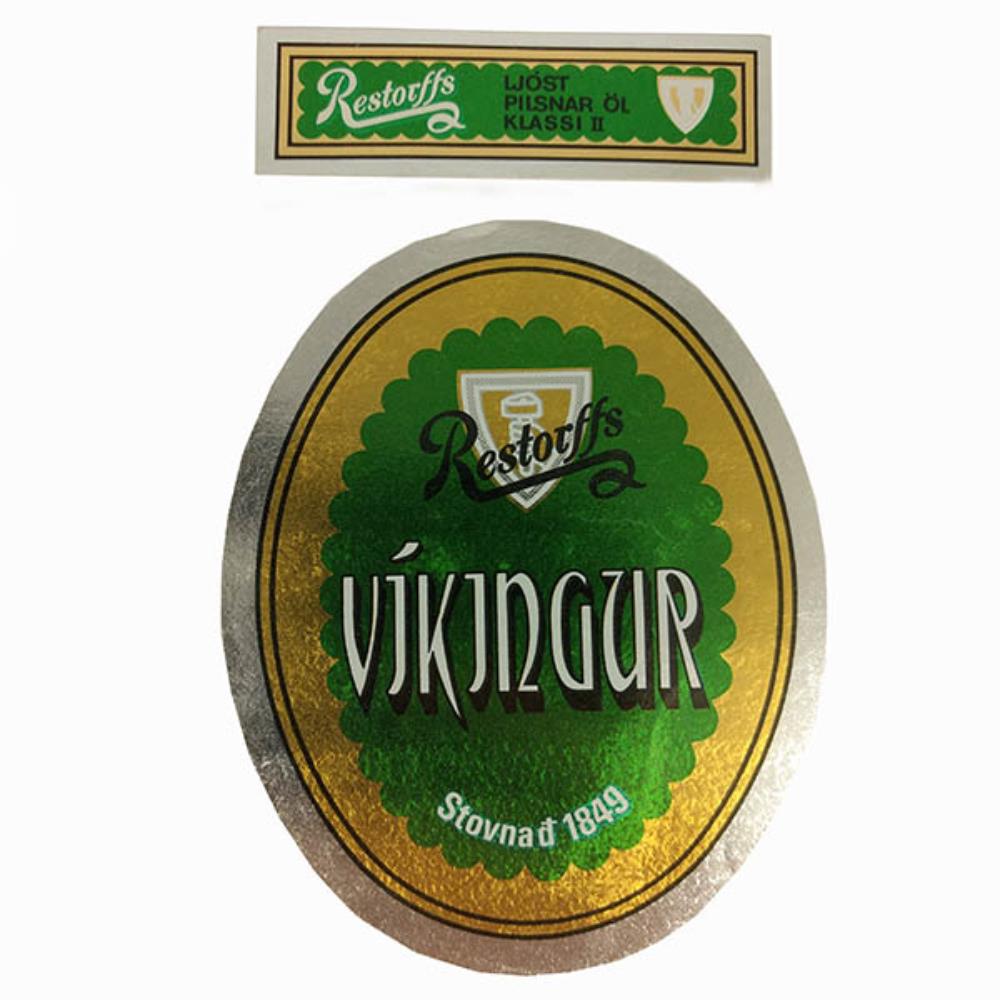 Rótulo De Cerveja Ilhas Faroé Restorffs Vikjingur