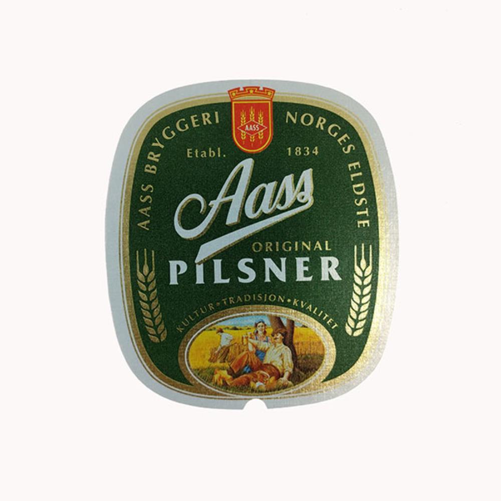 Rótulo de Cerveja Noruega Aass Pilsner