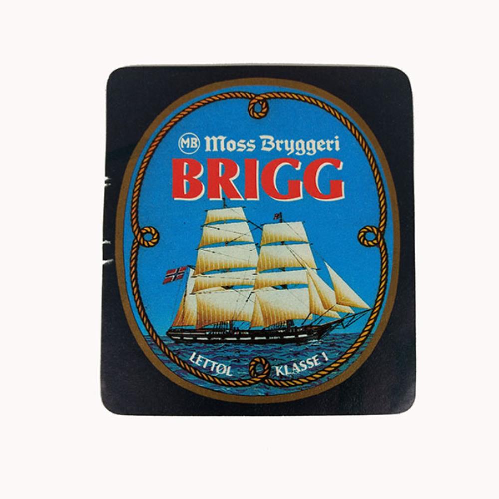 Rótulo de Cerveja Suécia Moss Bryggeri Brigg