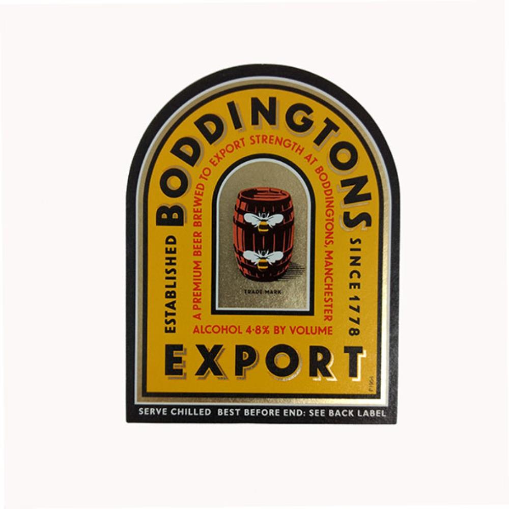 Rótulo De Cerveja Inglaterra Boddingtons Export