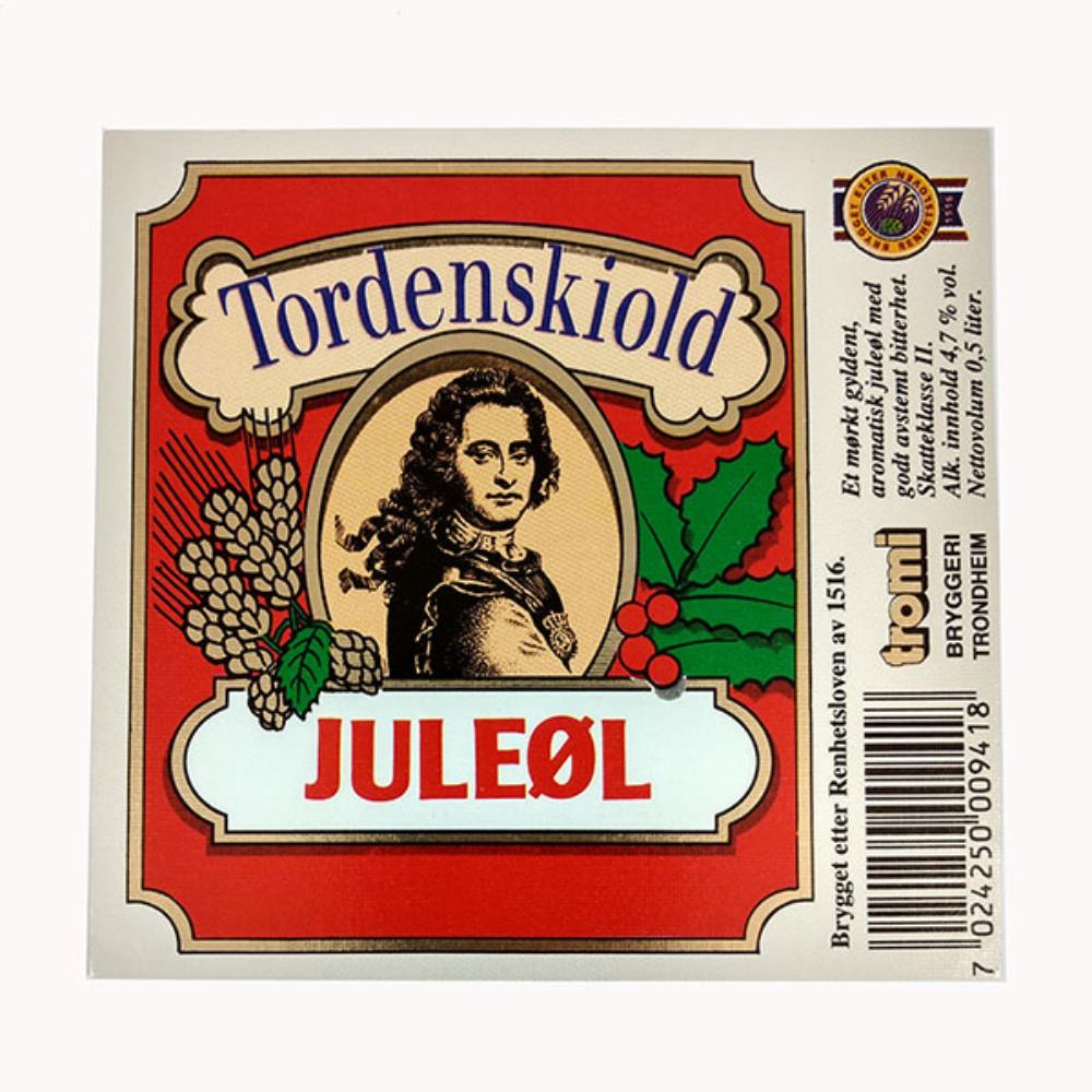 Rótulos de Cerveja Suécia Tromi Tordenskiold Juleo