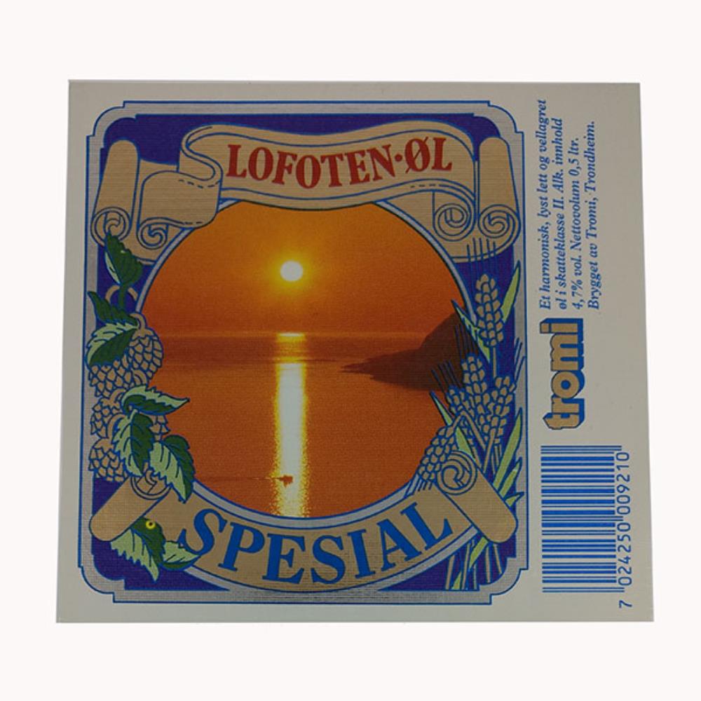 Rótulos de Cerveja Suécia Tromi Lofoten-ol Spesial