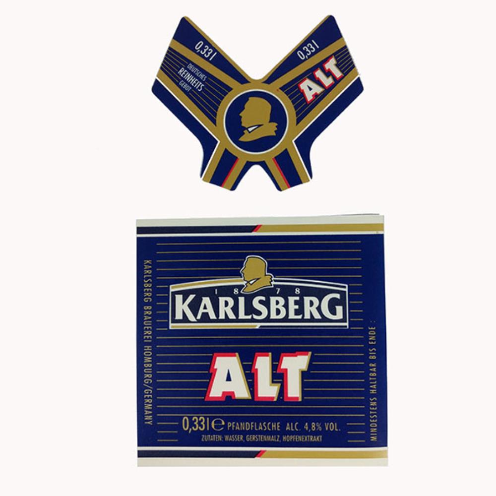 Rótulo De Cerveja Alemanha Karlsberg ALT