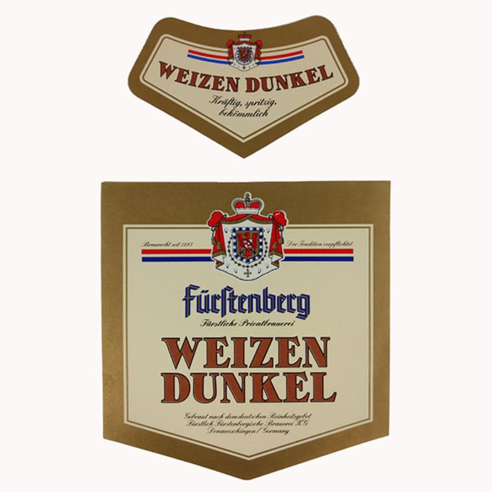 Rótulo de Cerveja Alemanha Fürstenberg Weizen Dunk