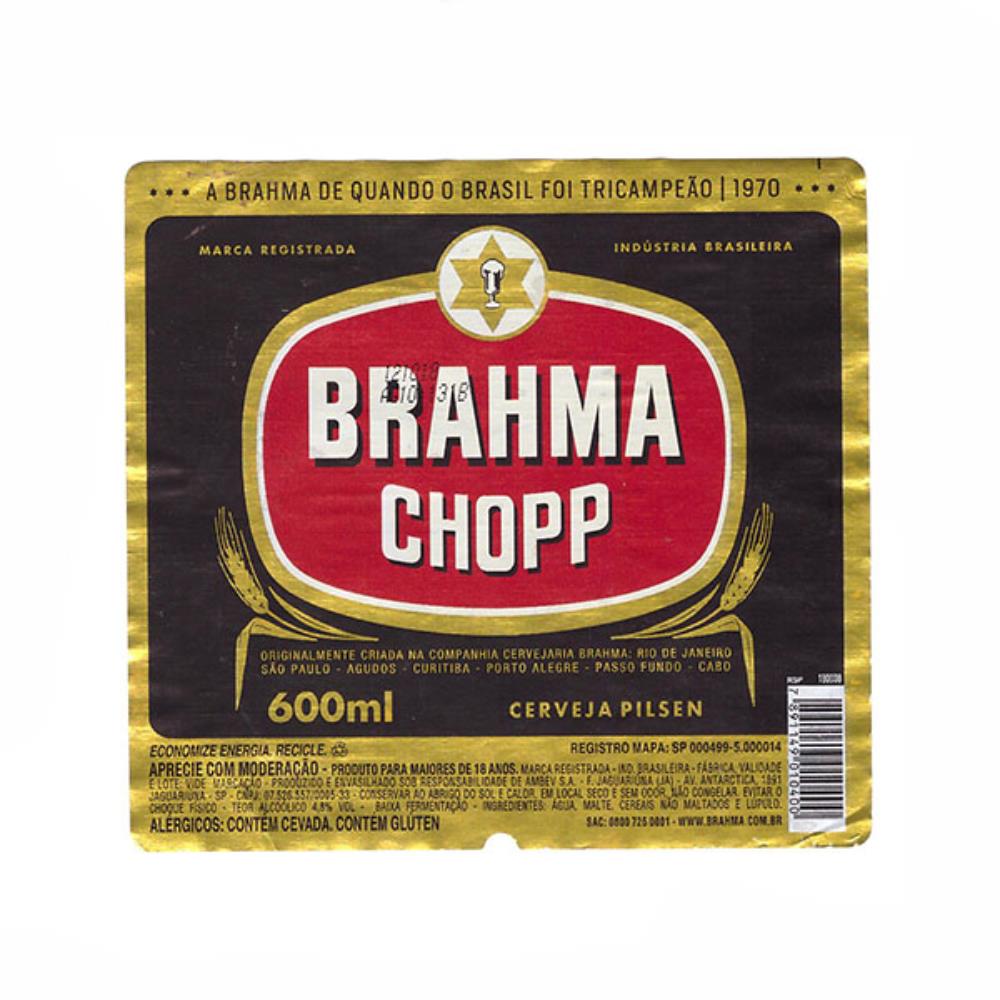 Brahma Campeões 600ml - Tricampeão