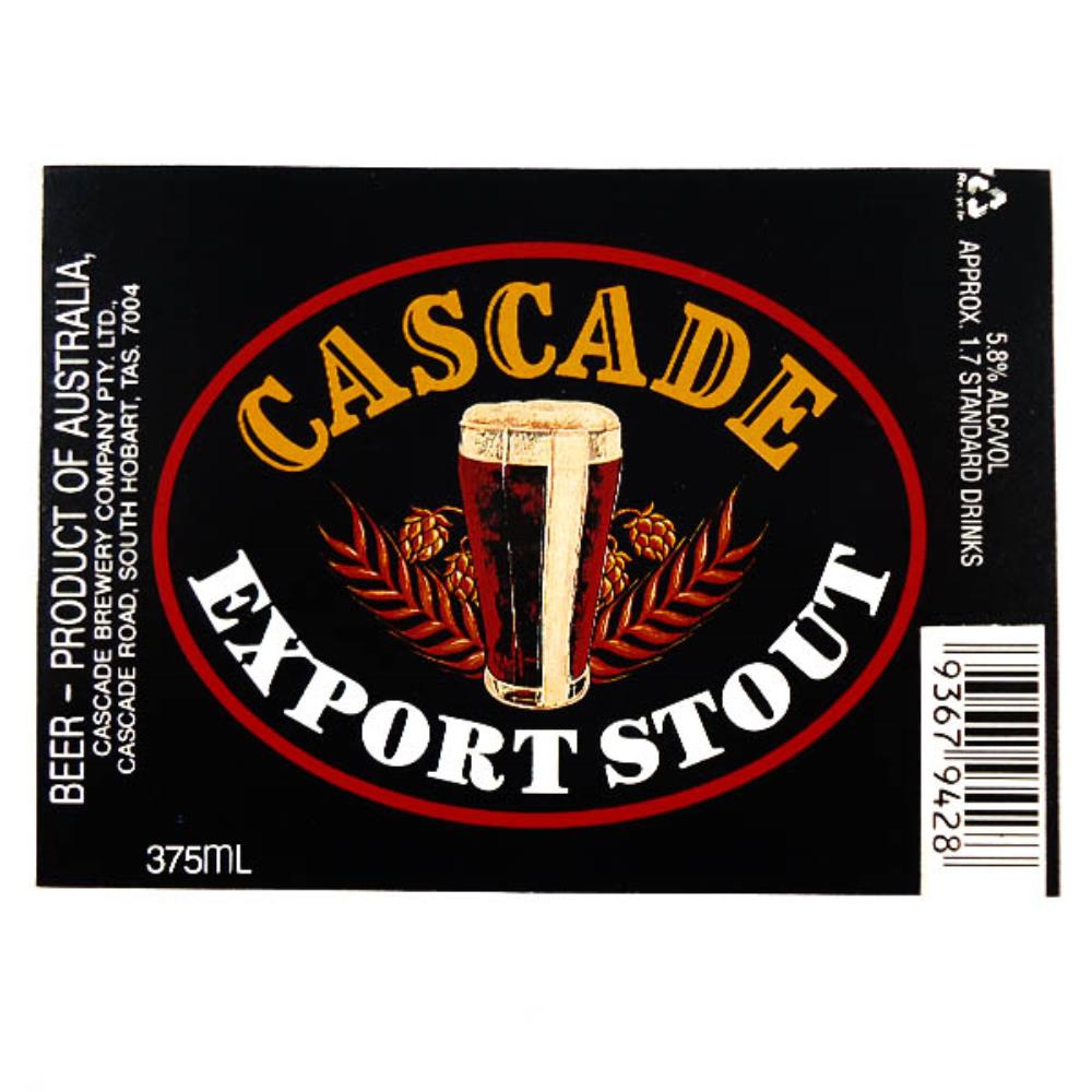 Rótulo De Cerveja Austrália Cascade Export Stout 3